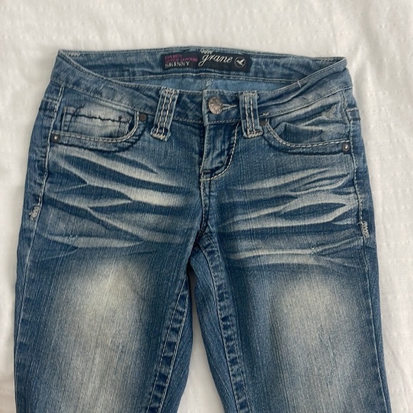 GRANE Darcy Super Low Rise Skinny Jeans Size 0 BUNDLE - Picture 4 of 7